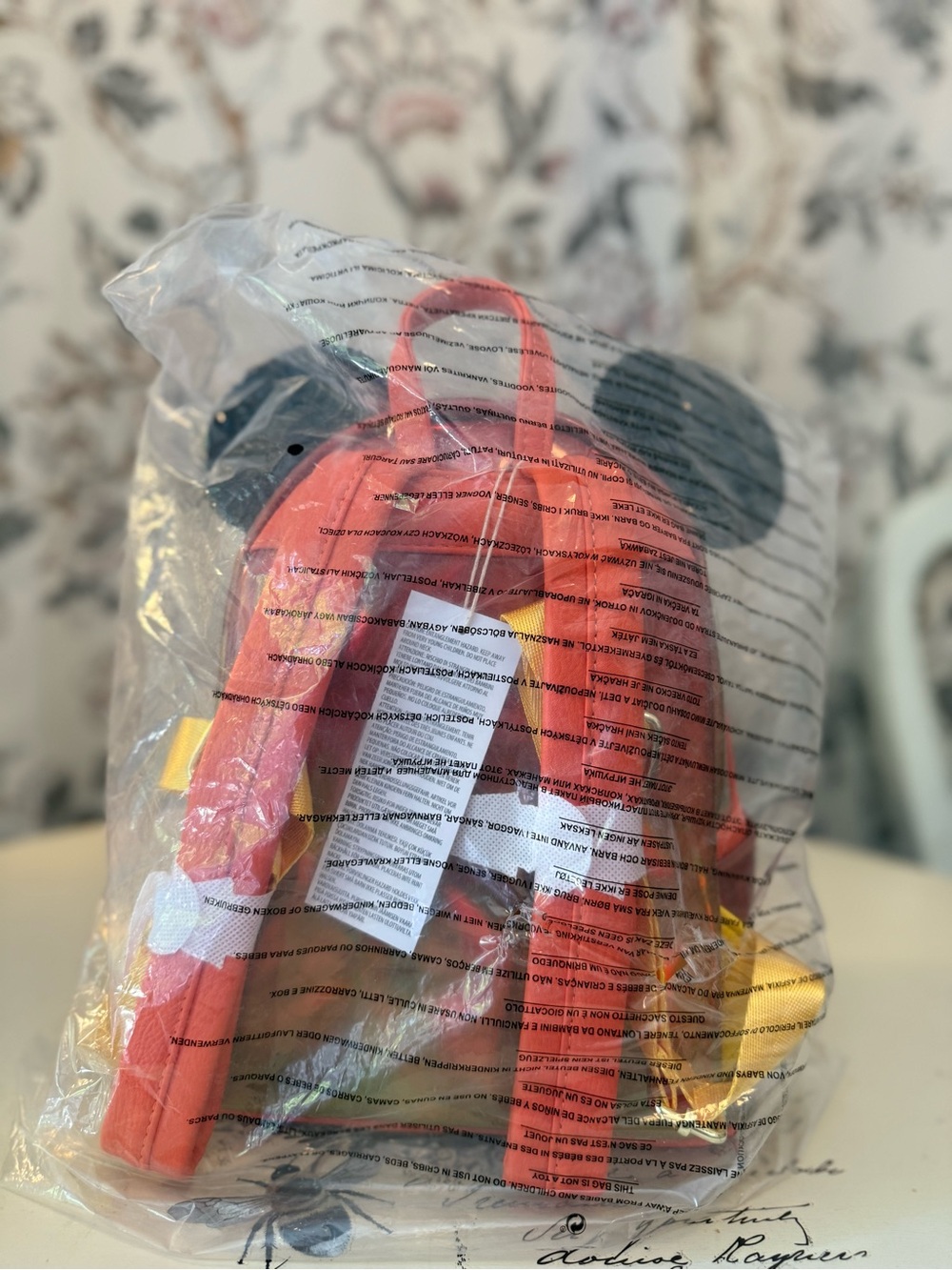 Loungefly Disney Parks Iridescent and black sequins mini backpack - Picture 6 of 7